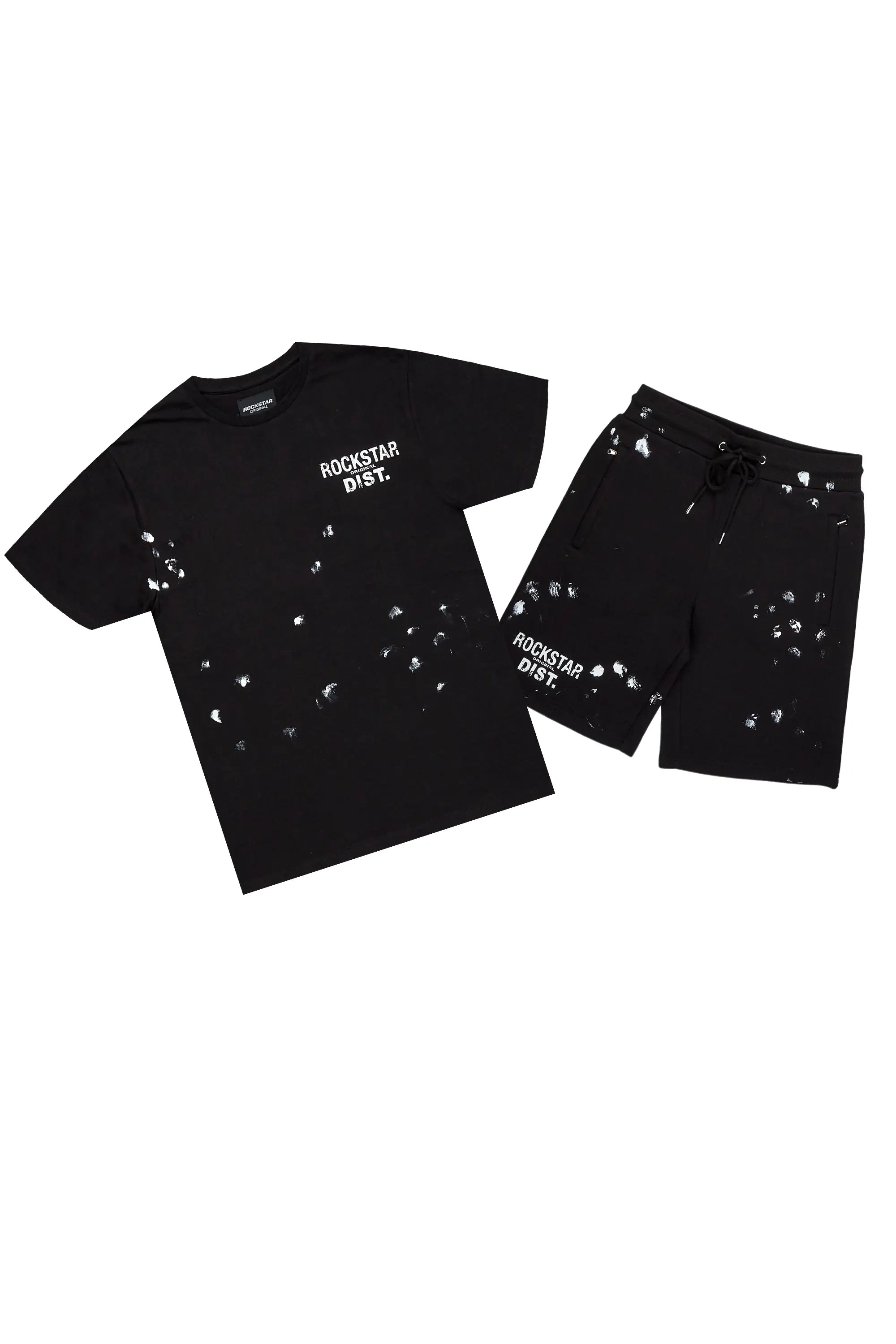 Raffer Black T-Shirt/Short Set