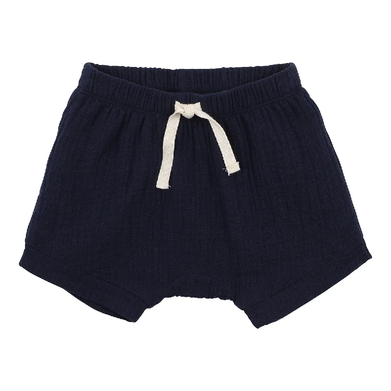 Bebe Crinkle Shorts in Navy (Size 00-2)