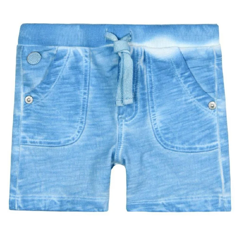 Boboli Fleece Bermuda Shorts- Blue