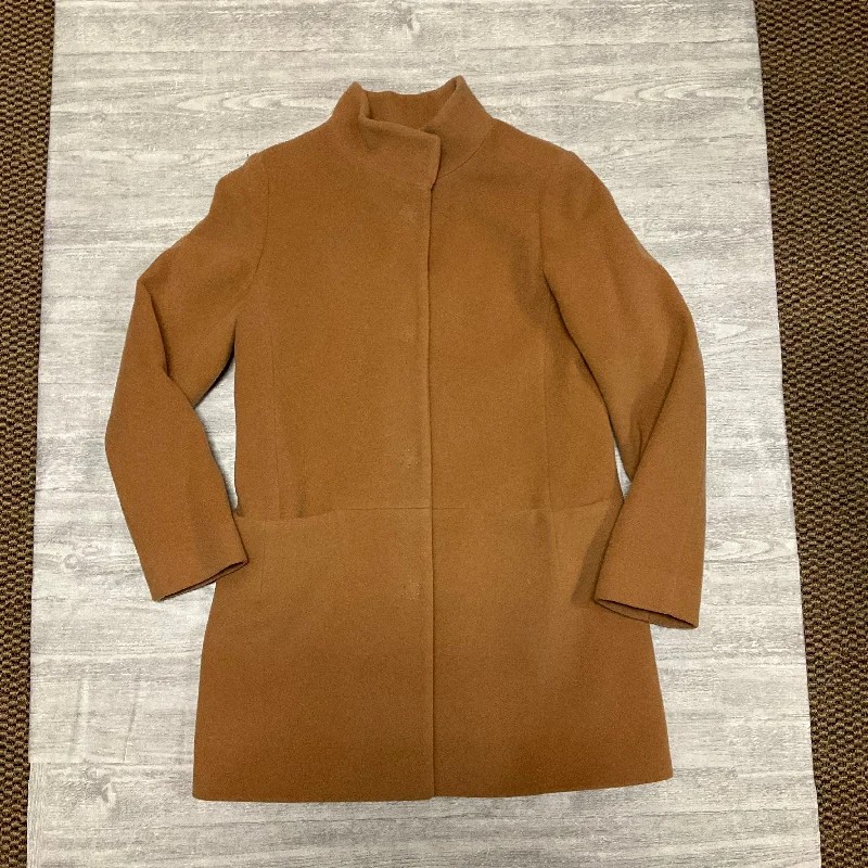 Coat Wool By Cinzia Roca In Tan, Size: 6