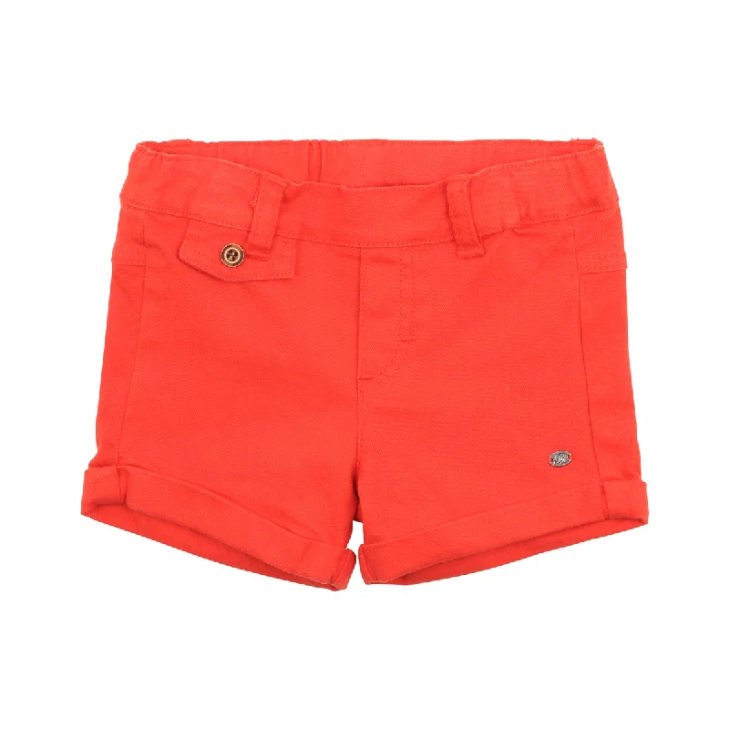 Bebe Archer Woven Short in Red (Size 000-2)