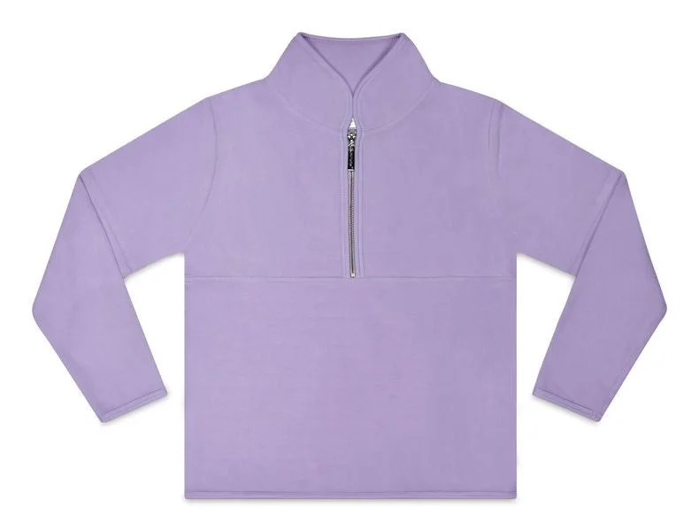 Lavender Half-Zip Sweater