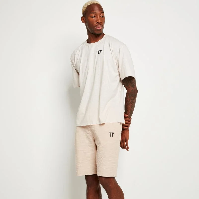 Oversized Flight Shorts - Stone