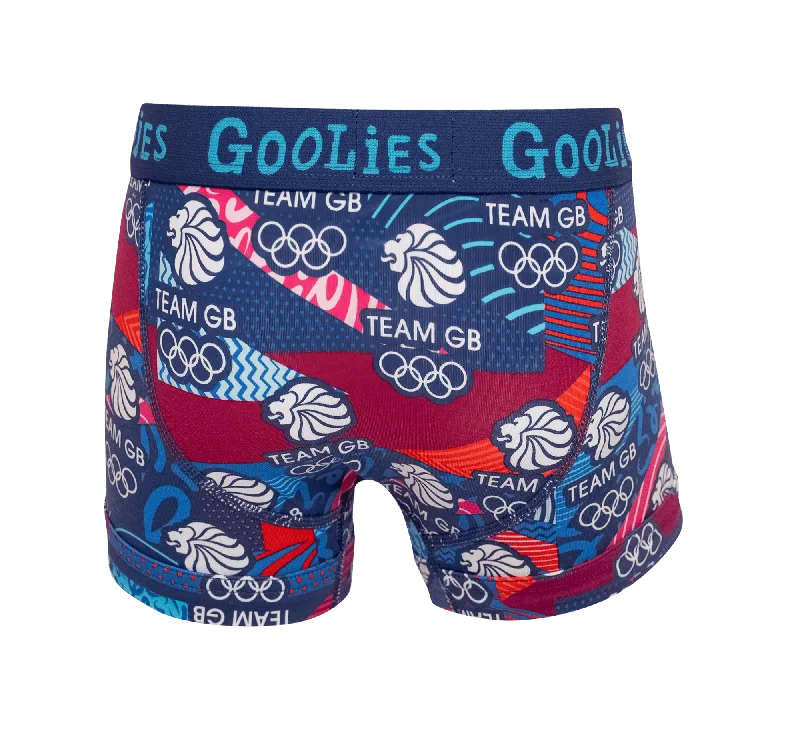 Team GB - Navy - Kids Boxer Shorts - Goolies