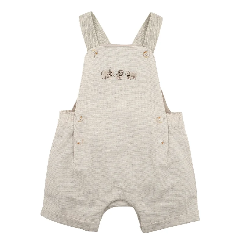 Bebe Edward Embroidered Shortalls (Size 000-2)