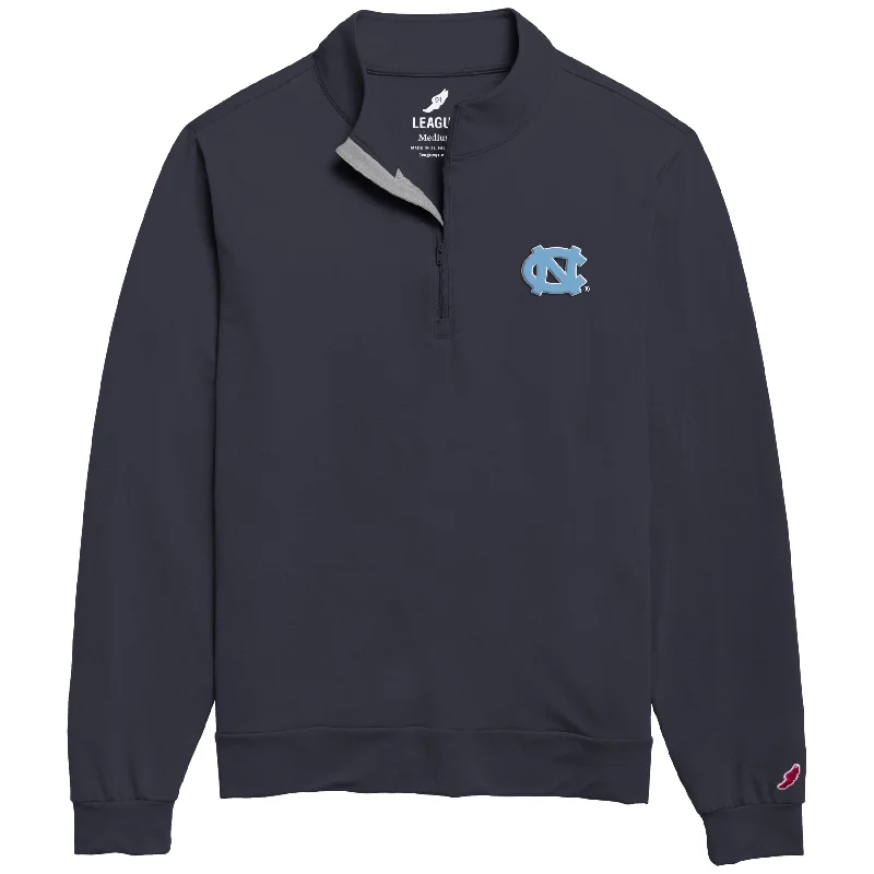 Navy North Carolina Tar Heels 1/4 Zip Athletic Pull Over