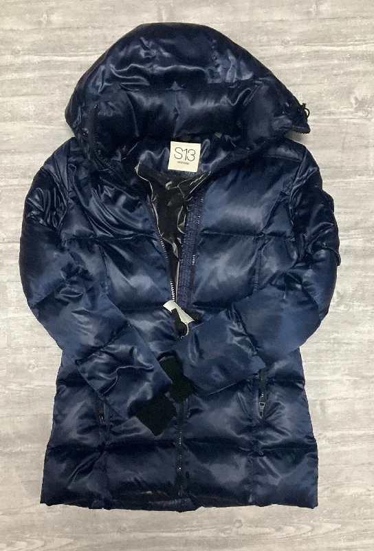 Coat Puffer & Quilted By Cmc In Navy, Size: M