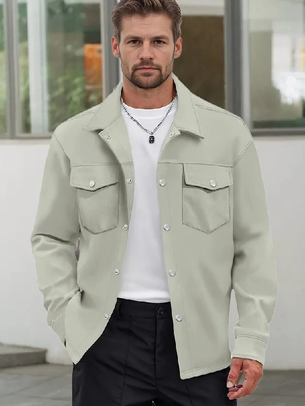 Leisure Utility Double Pockets Jacket