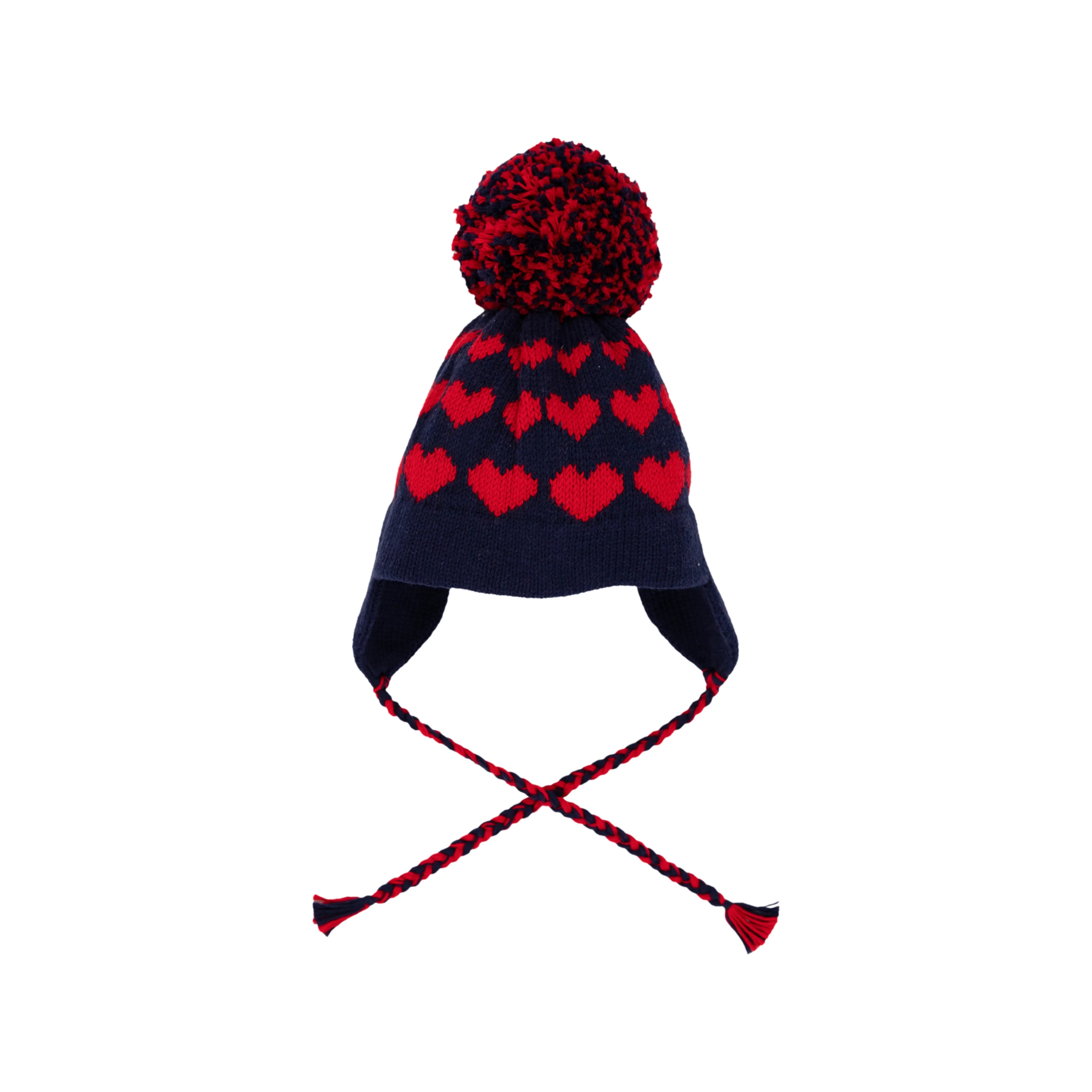 Hearts Parrish Pom Pom Hat