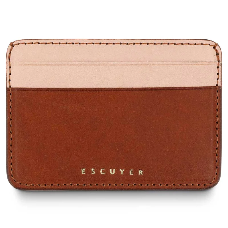 Cardholder - Cognac / Pink