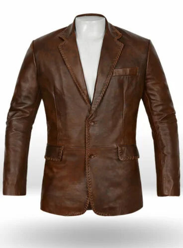 Koza Leathers Men's Real Lambskin Leather Blazer KB147