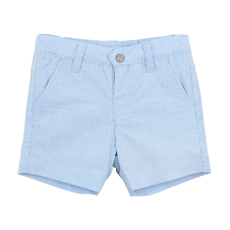 Bebe Harry Textured Shorts in Pale Blue (Size 000-7Y)