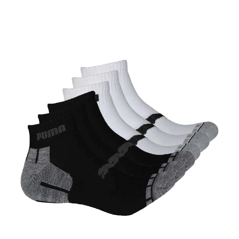 Puma - Men's 6 Pack 1/4 Crew Socks (P116381 117)