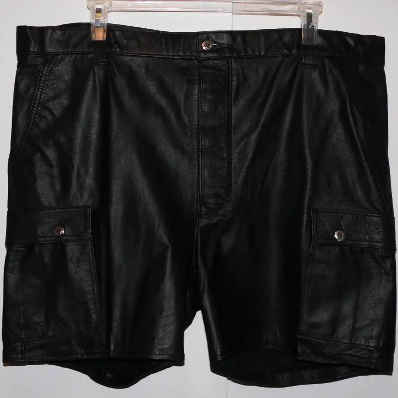 Koza Leathers Men's Real Lambskin Leather Shorts MS027