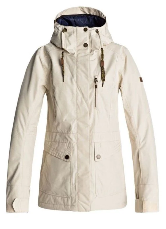 Roxy Andie Womens Snowboard Ski Jacket - Angora