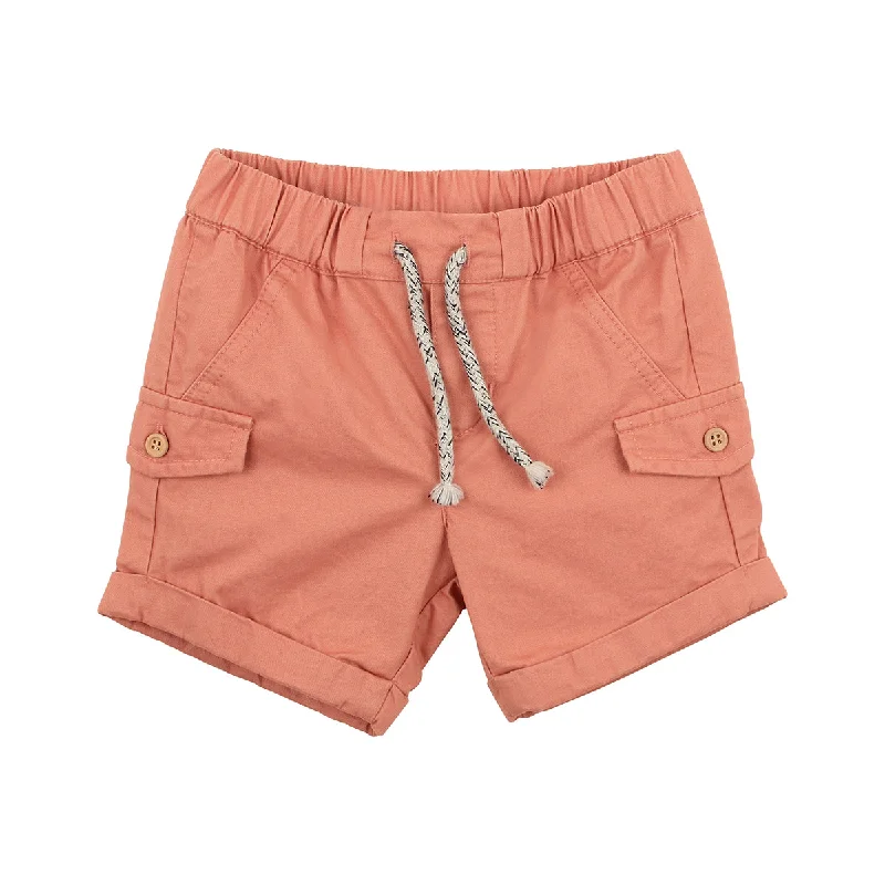 Fox & Finch The River Coral Short in Dusty Coral (Size 000-7Y)