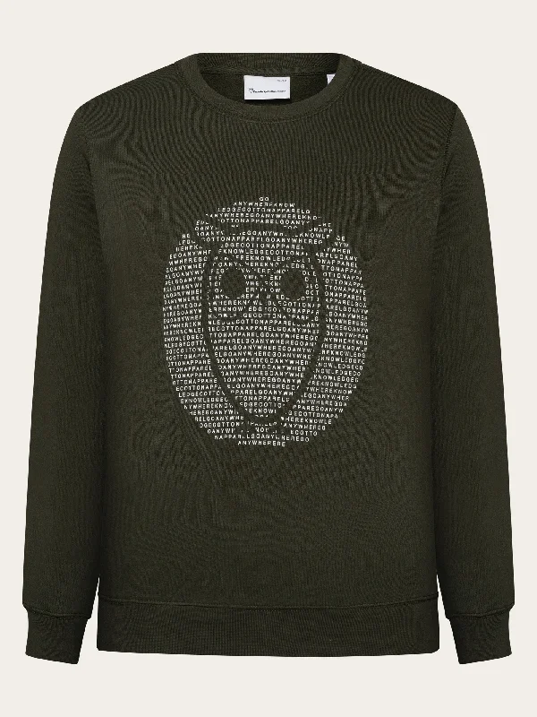 Sweat with big owl print - Forrest Night