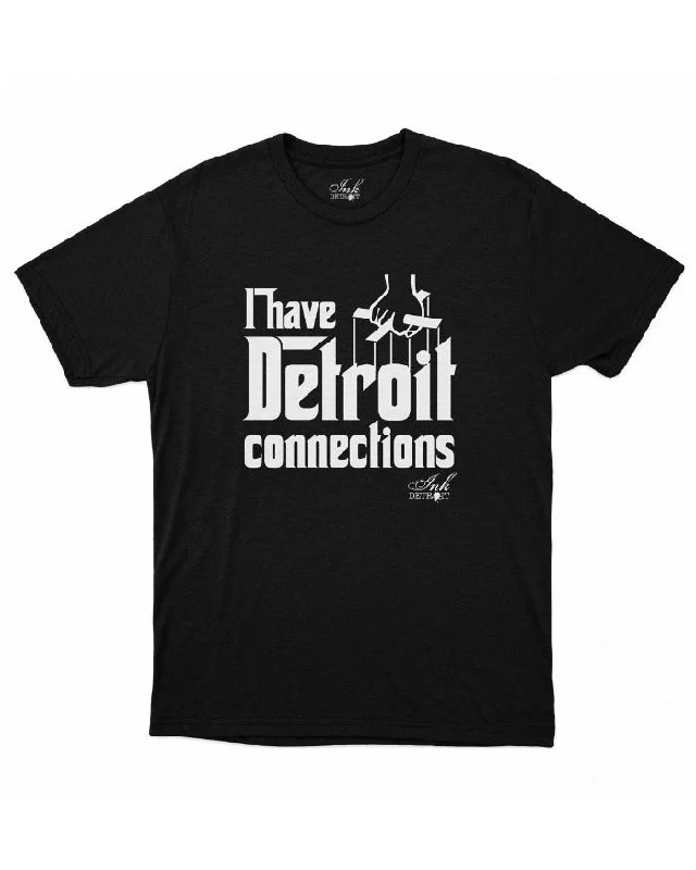 Ink Detroit I Have Detroit Connections T-Shirt - Black