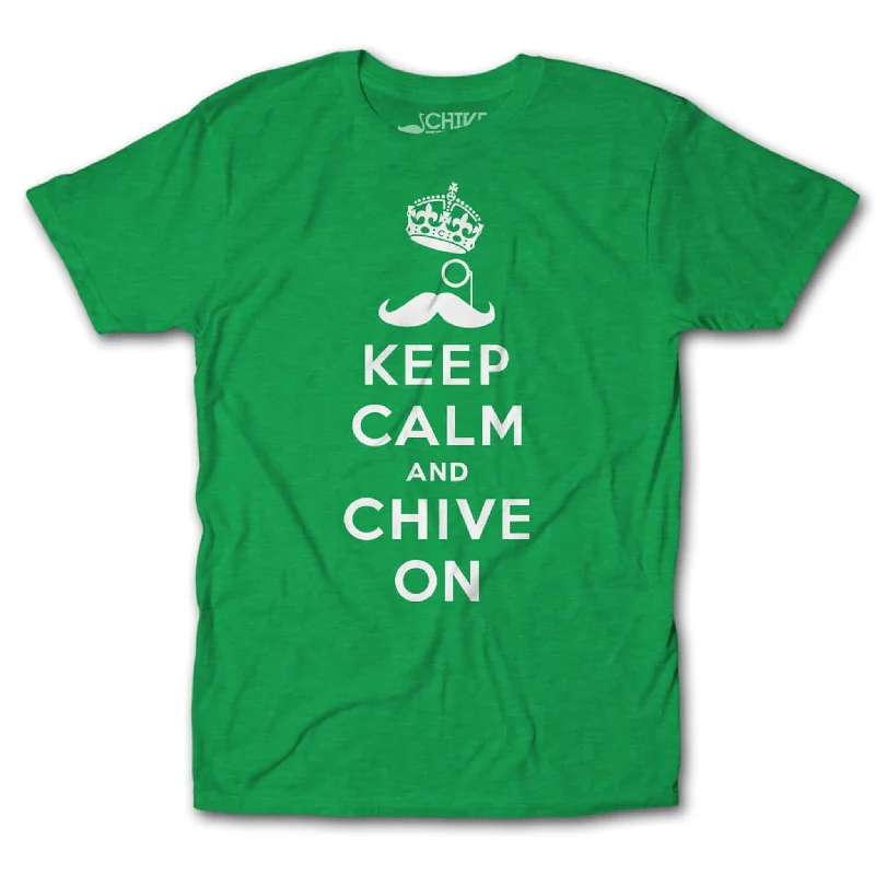 Keep Calm Mustache Tee