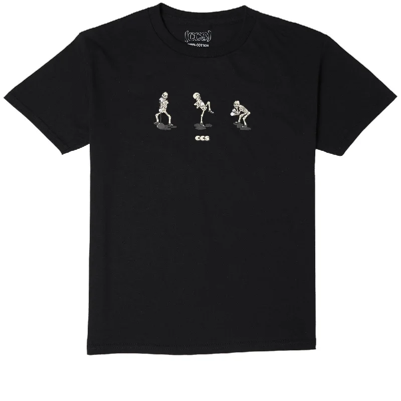 CCS Youth Vine Skeleton T-Shirt - Black/Bone/Noir