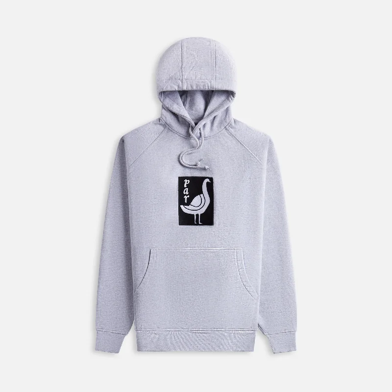 by Parra The Riddle Hooded Sweatshirt - Heather Grey