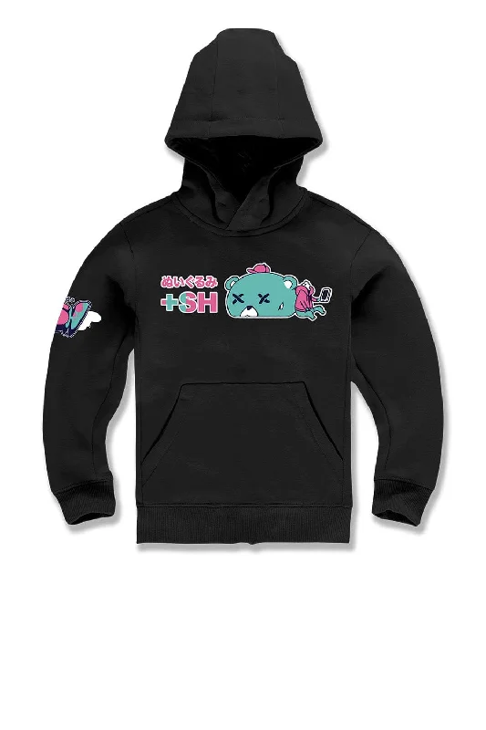 Kids OG Plush Pullover Hoodie (Black)