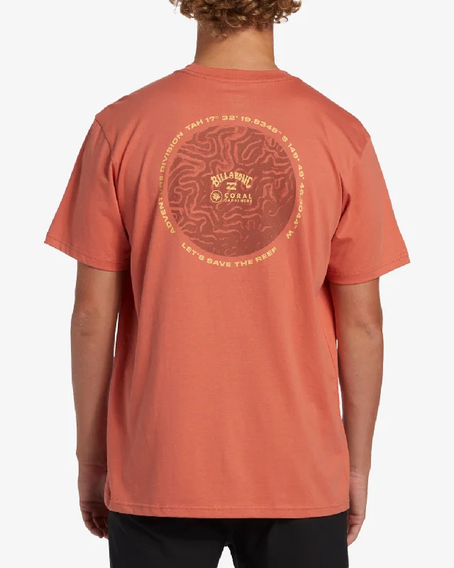 Coral Gardeners Brain T-Shirt - Coral