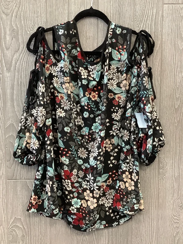 Top Long Sleeve By Lane Bryant In Floral Print, Size: 3x