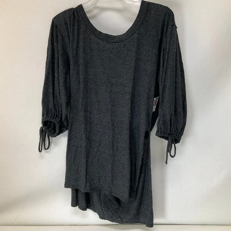 Top Long Sleeve By We The Free In Grey, Size: Xs