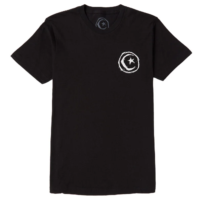 Foundation Star And Moon T-Shirt - Black