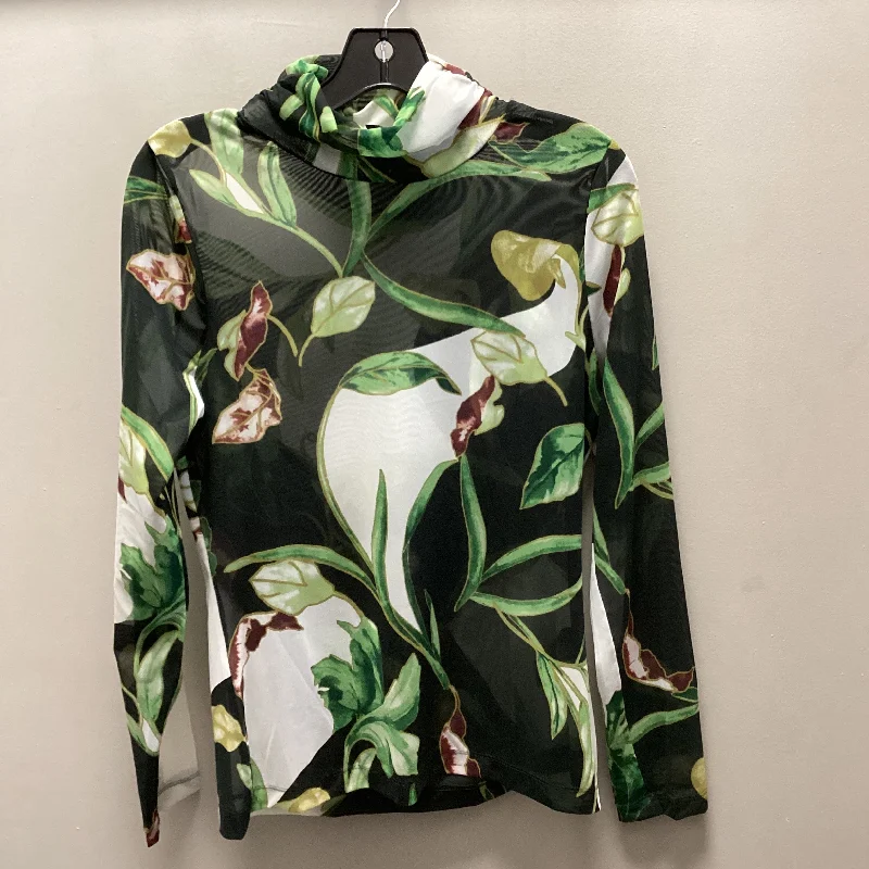 Top Long Sleeve By White House Black Market In Green, Size: M