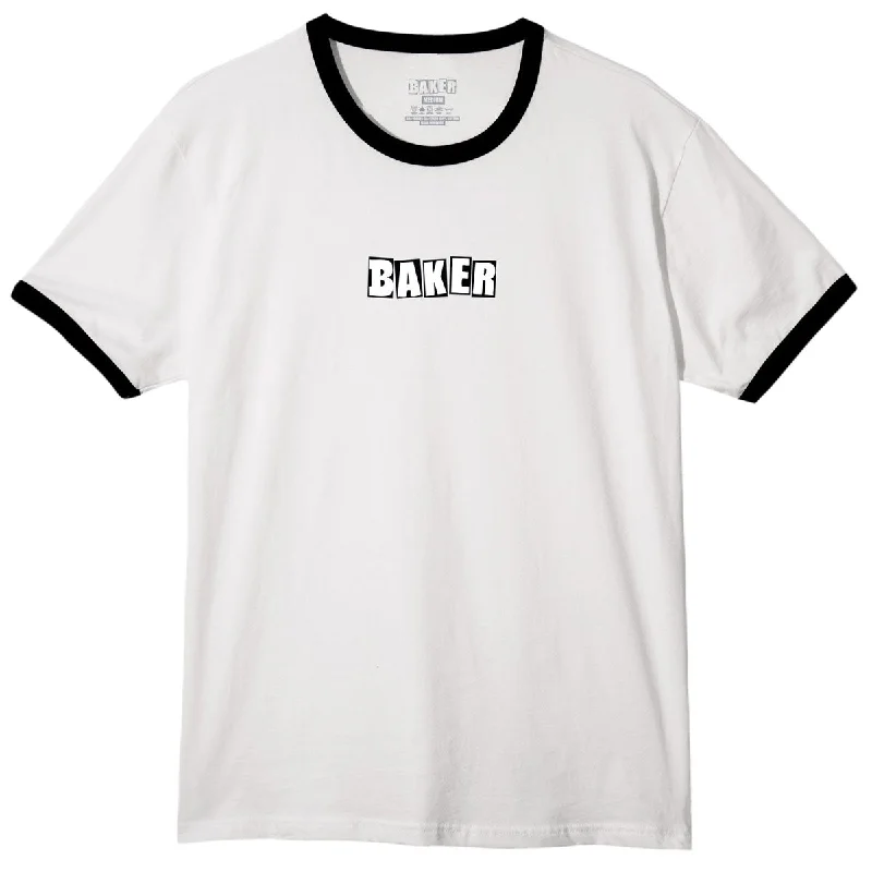 Baker Brand Logo T-Shirt - White/Black