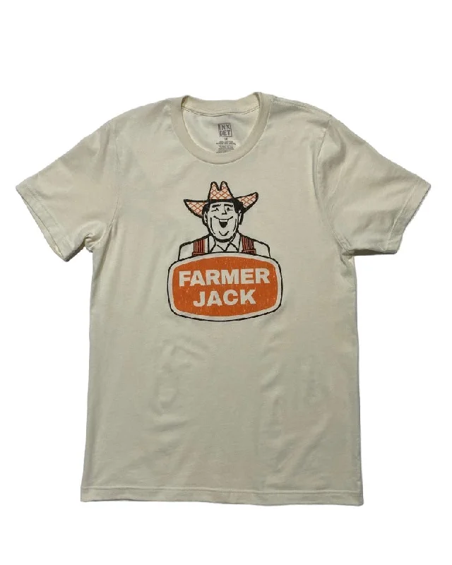 Ink Detroit Vintage Farmer Jack T-Shirt - Natural