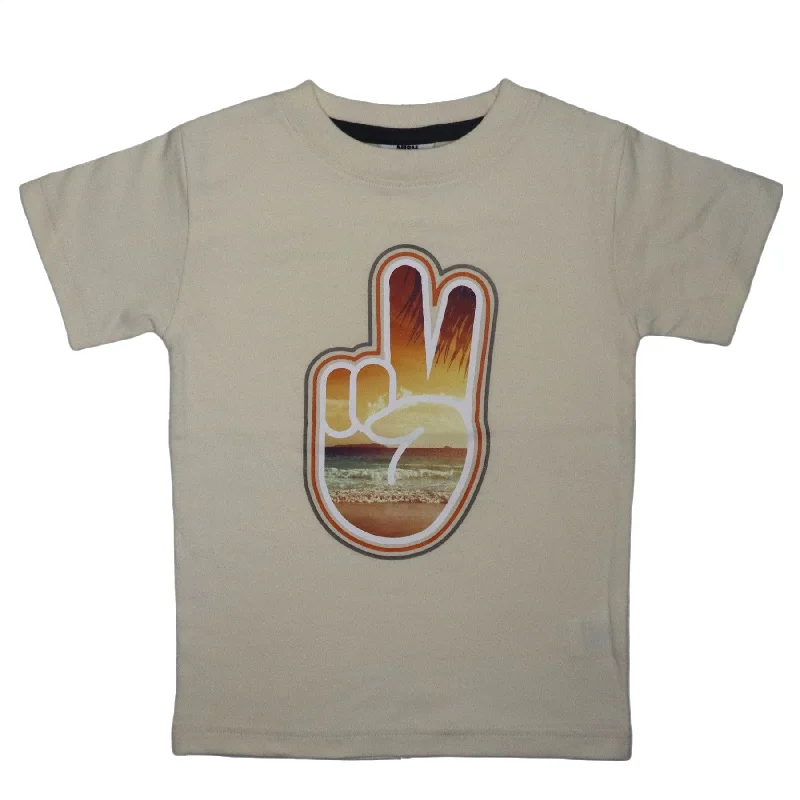 Mish Boys Sand Beach Peace T Shirt