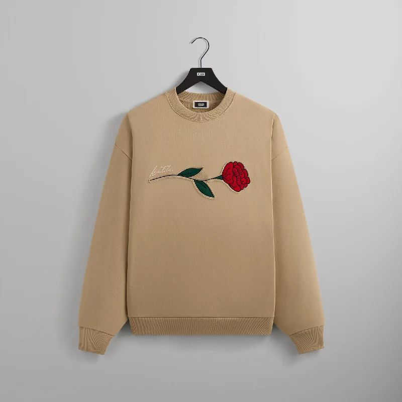 Kith Signature Rose Crewneck - Canvas