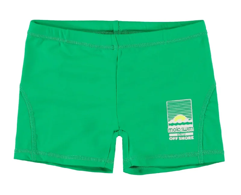 Molo Baby Boys Bright Green Norton Solid Tight Swim Shorts