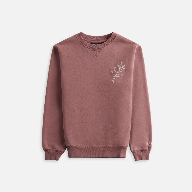 by Parra Duck Attack Crew Neck Sweatshirt - Dusty Rose