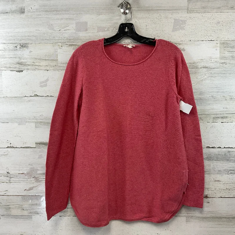 Top Long Sleeve By Eileen Fisher In Red, Size: Xs