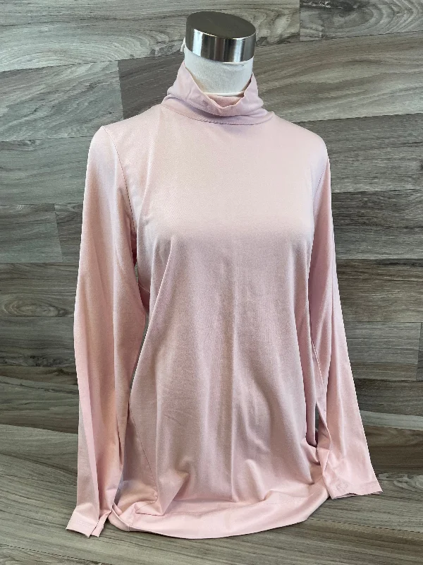 Top Long Sleeve Basic By J. Jill In Pink, Size: S