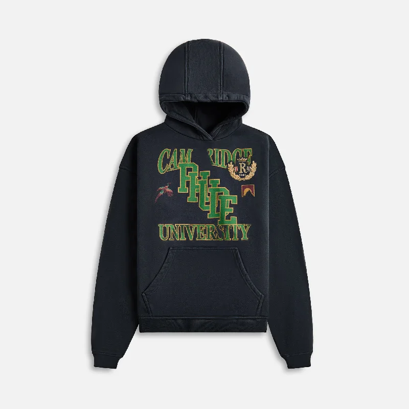 Rhude University Hoodie - Vtg Black