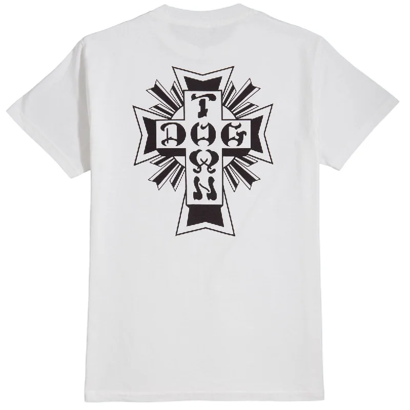 Dogtown Cross Logo T-Shirt - White/Black