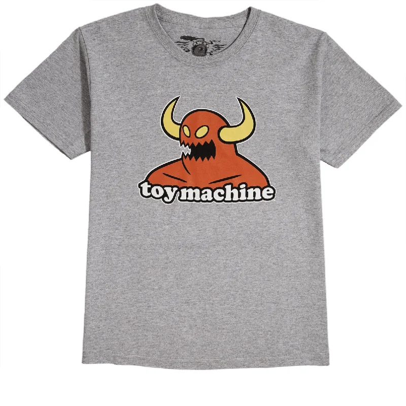 Toy Machine Youth Monster T-Shirt - Heather Grey