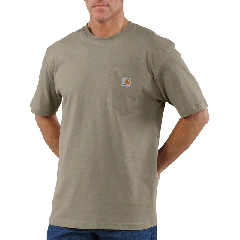 Carhartt Men's Short Sleeve Pocket T-Shirt_Desert