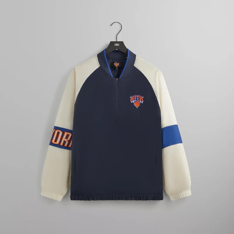 Kith for the New York Knicks Nylon Quarter Zip - Nocturnal