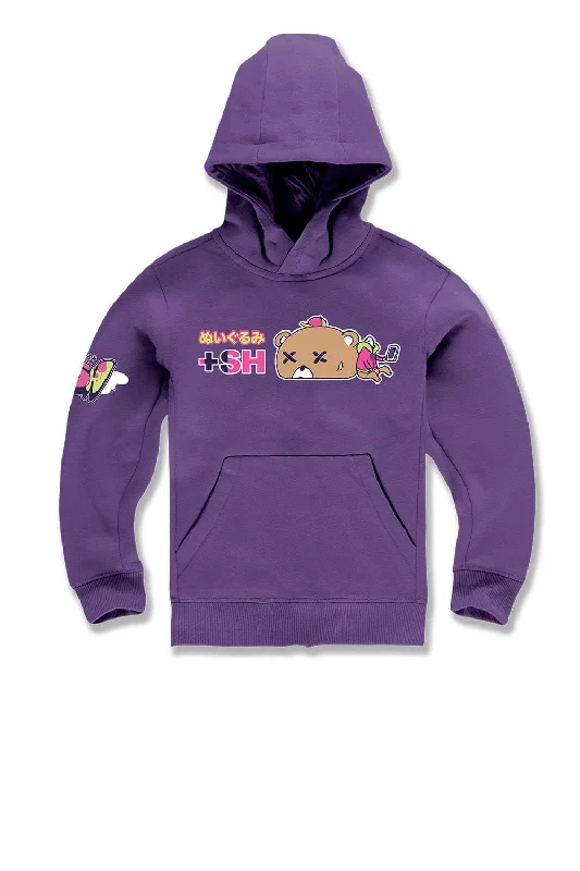 Kids OG Plush Pullover Hoodie (Purple)