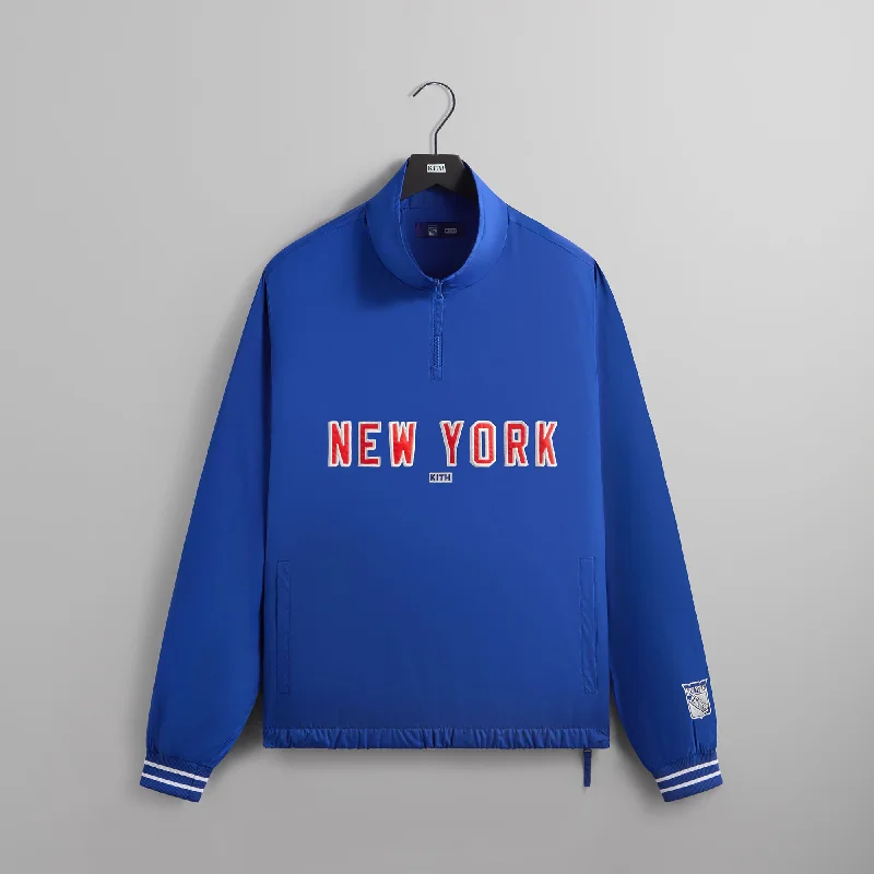 Kith for the New York Rangers Nylon Quarter Zip - Cyclone