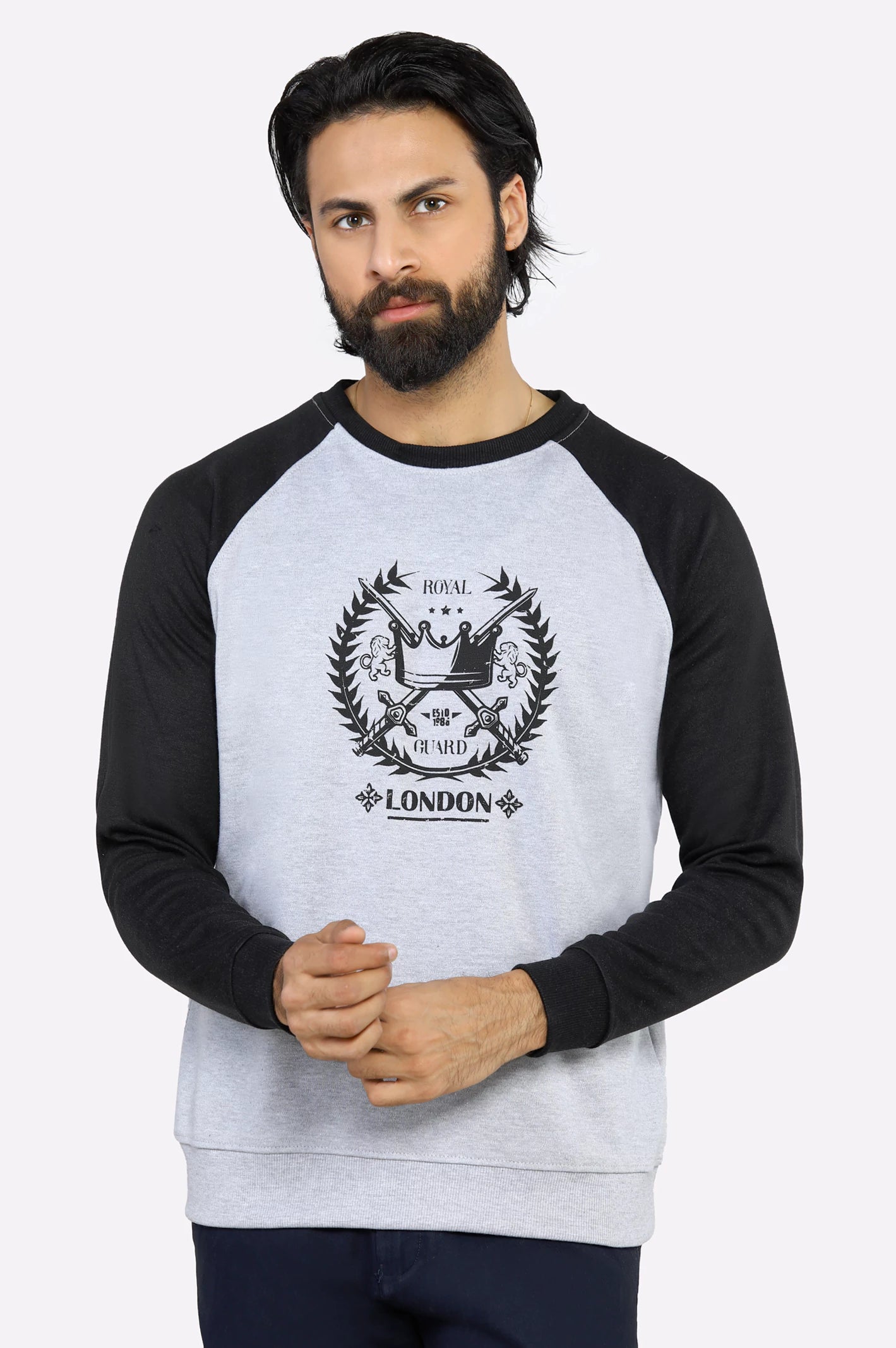 Heather Grey Graphic Sweatshirt