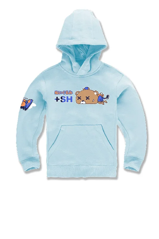 Kids OG Plush Pullover Hoodie (Sky)