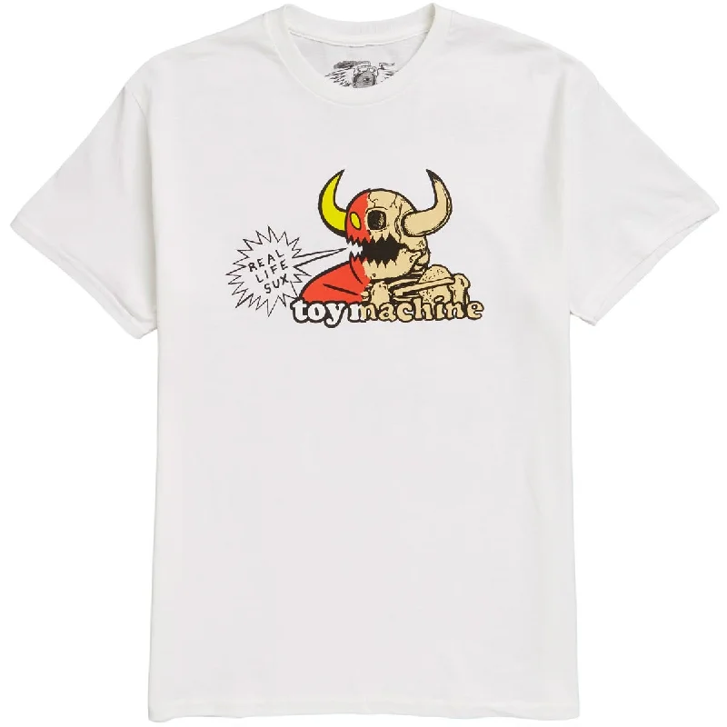 Toy Machine Real Life T-Shirt - White