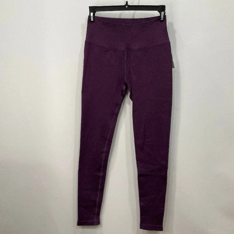 Athletic Leggings By Spiritual Gangster In Purple, Size: M